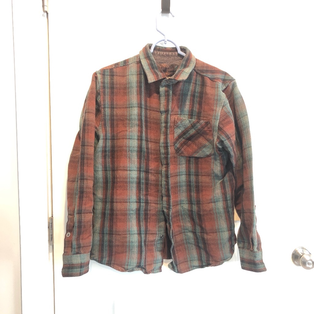 Prana breathe woven flannel